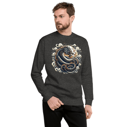 Unisex Premium Sweatshirt "Drache" - Artexio