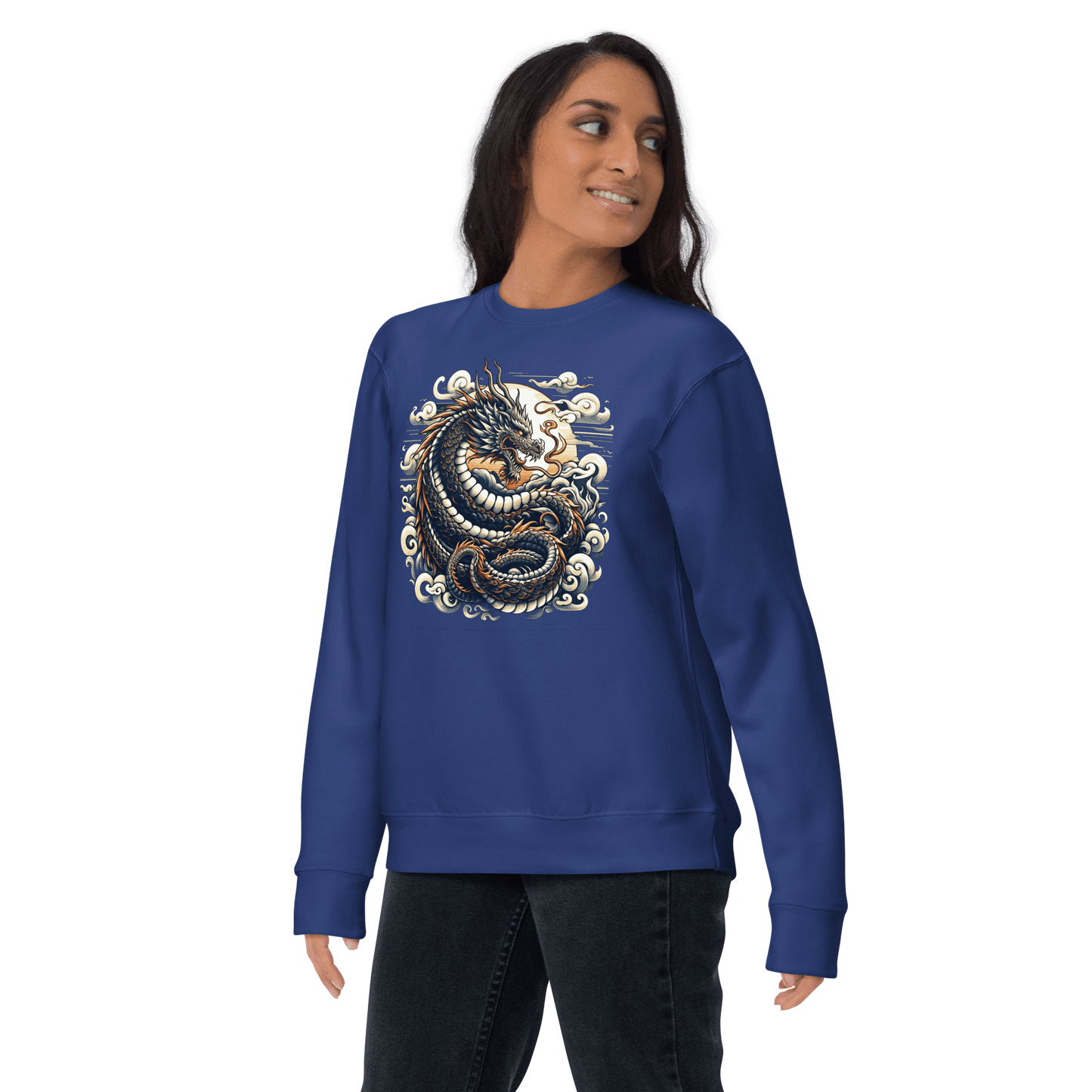 Unisex Premium Sweatshirt "Drache" - Artexio