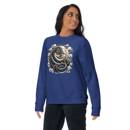 Unisex Premium Sweatshirt "Drache" - Artexio