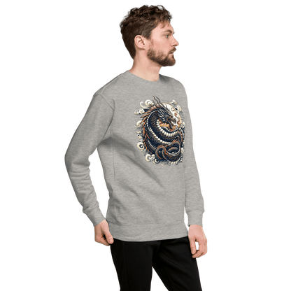 Unisex Premium Sweatshirt "Drache" - Artexio