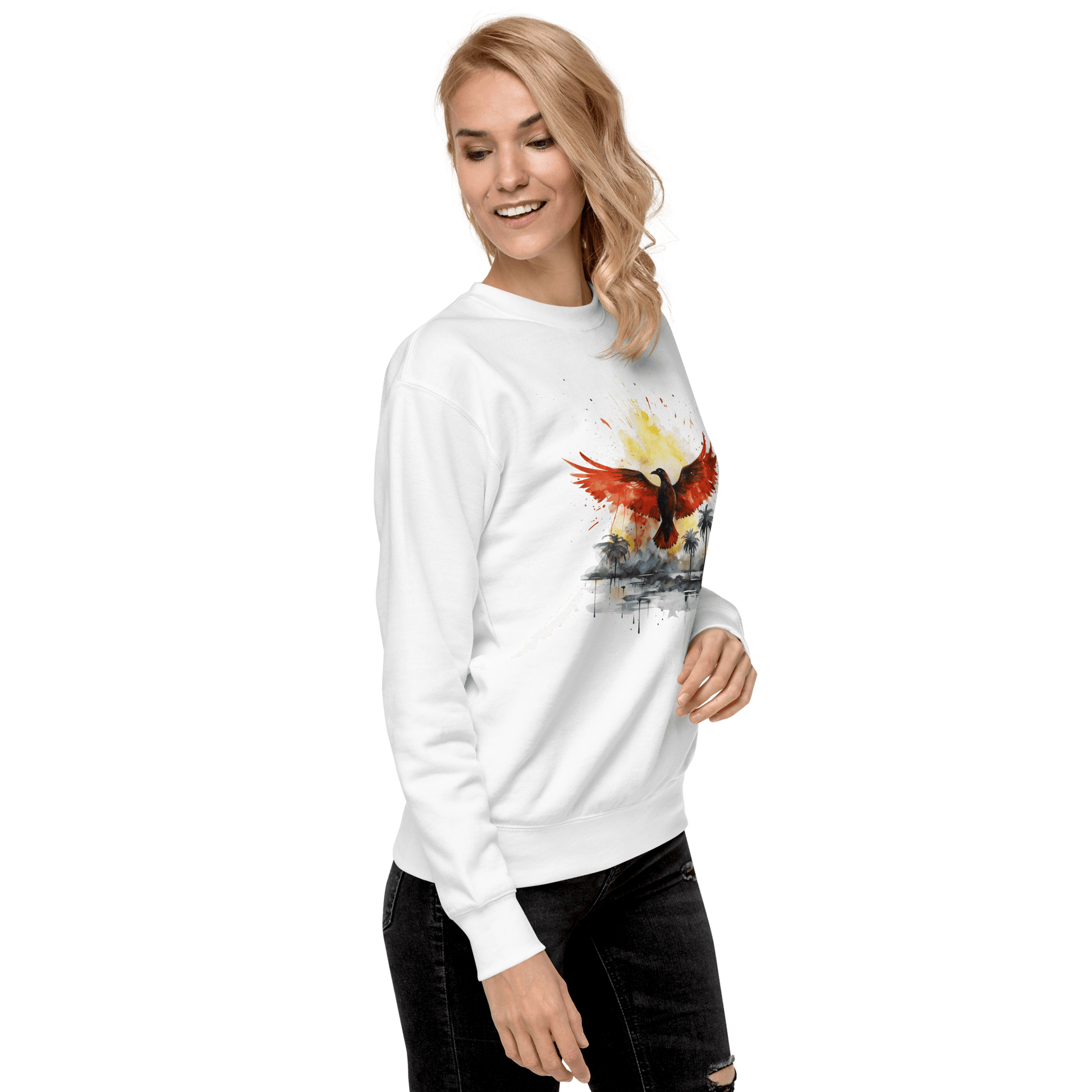 Unisex Premium Sweatshirt "Firebird" - Artexio