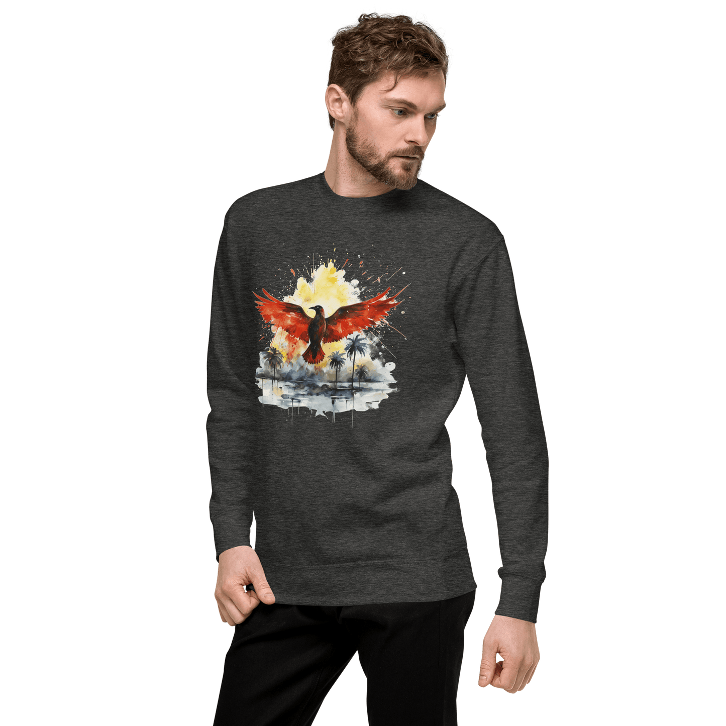 Unisex Premium Sweatshirt "Firebird" - Artexio