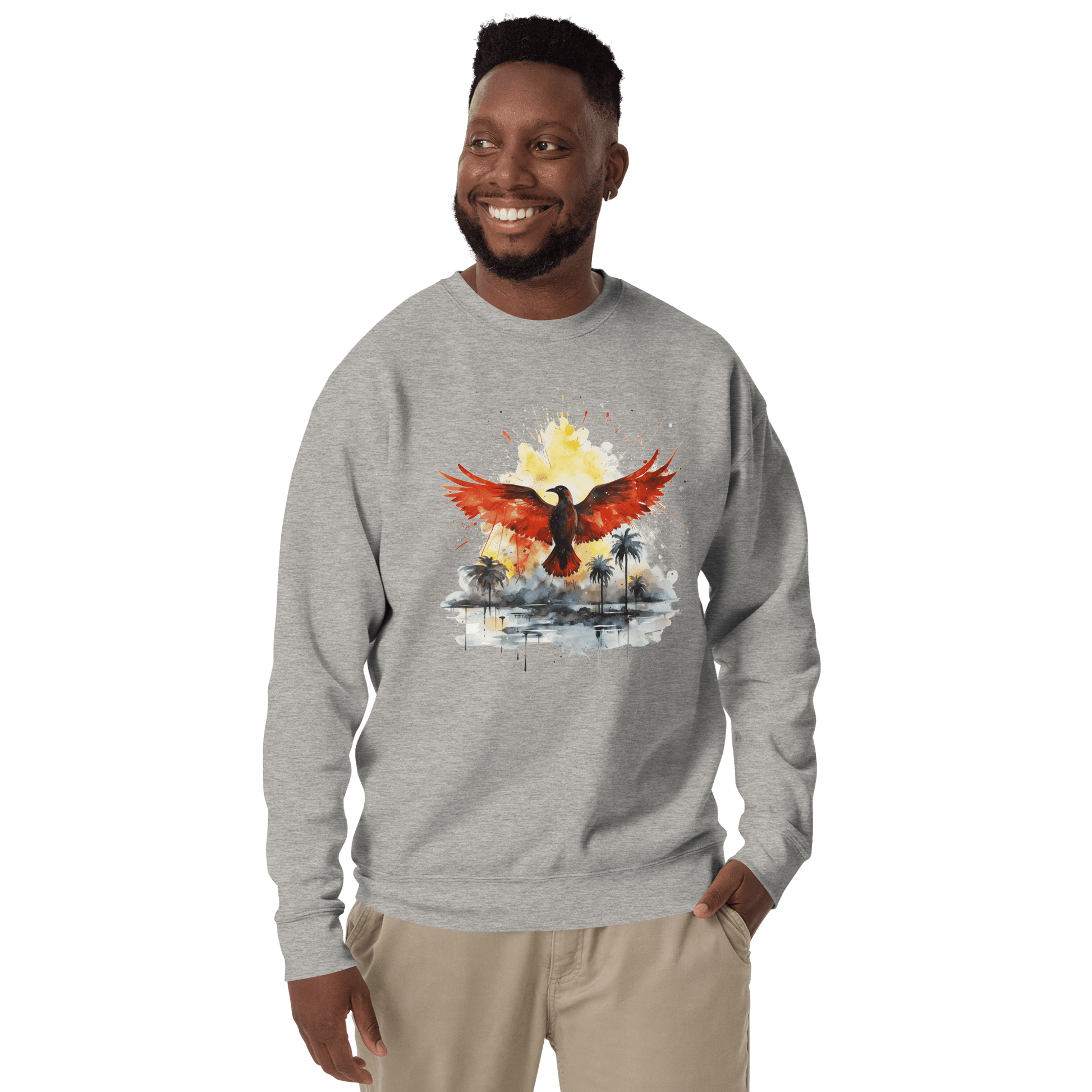 Unisex Premium Sweatshirt "Firebird" - Artexio