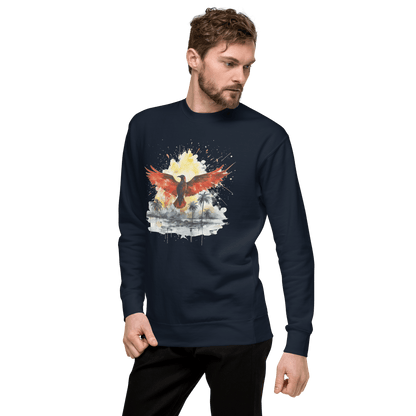 Unisex Premium Sweatshirt "Firebird" - Artexio