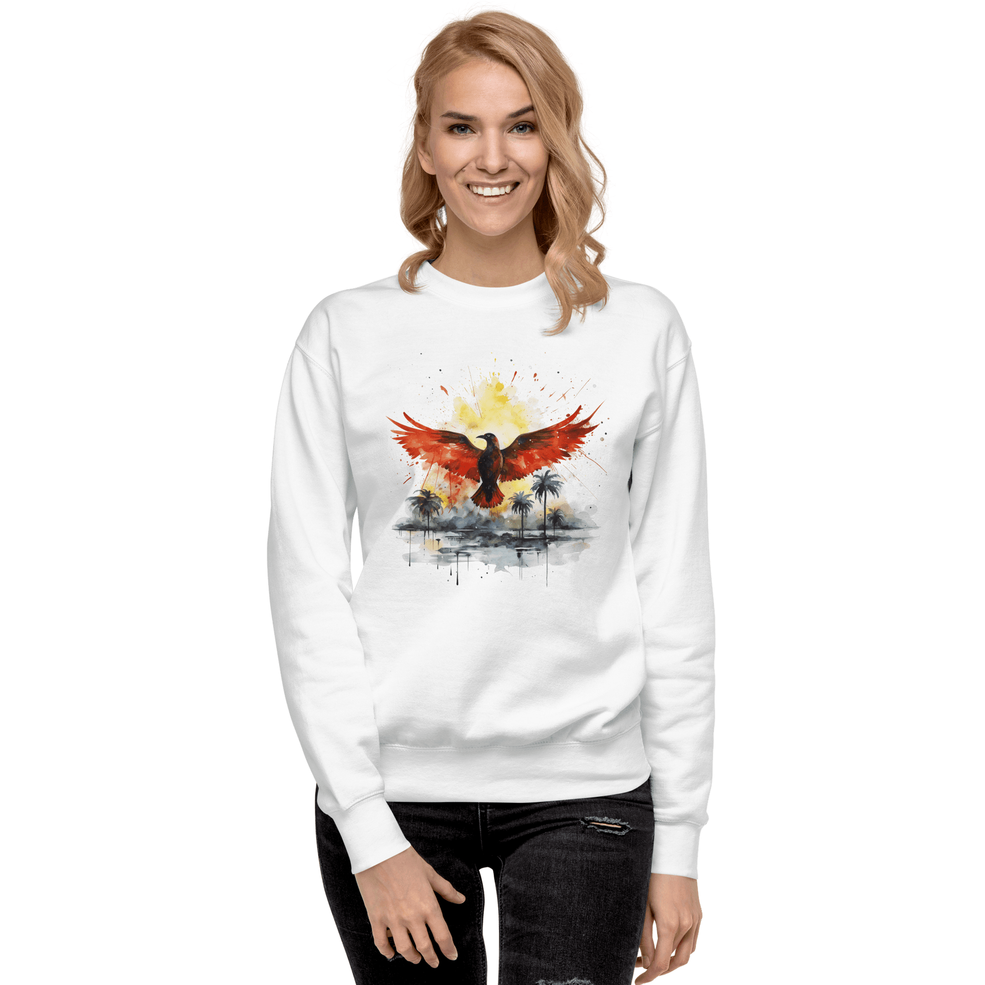 Unisex Premium Sweatshirt "Firebird" - Artexio