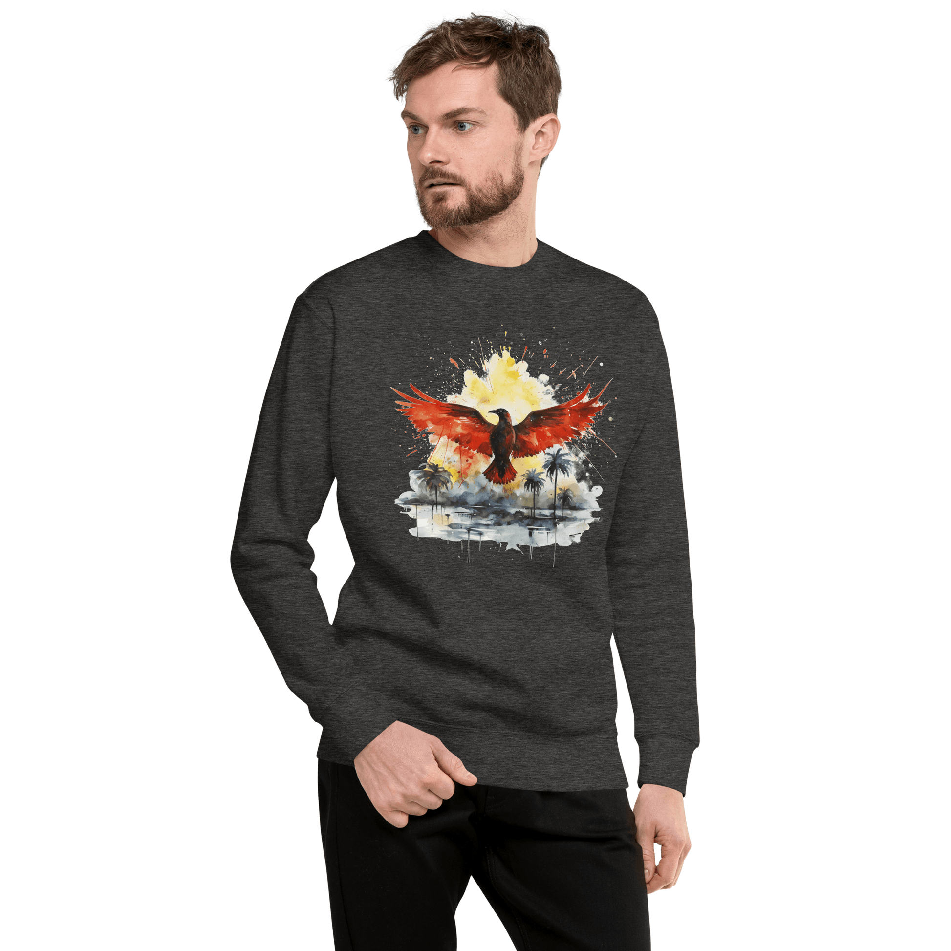 Unisex Premium Sweatshirt "Firebird" - Artexio