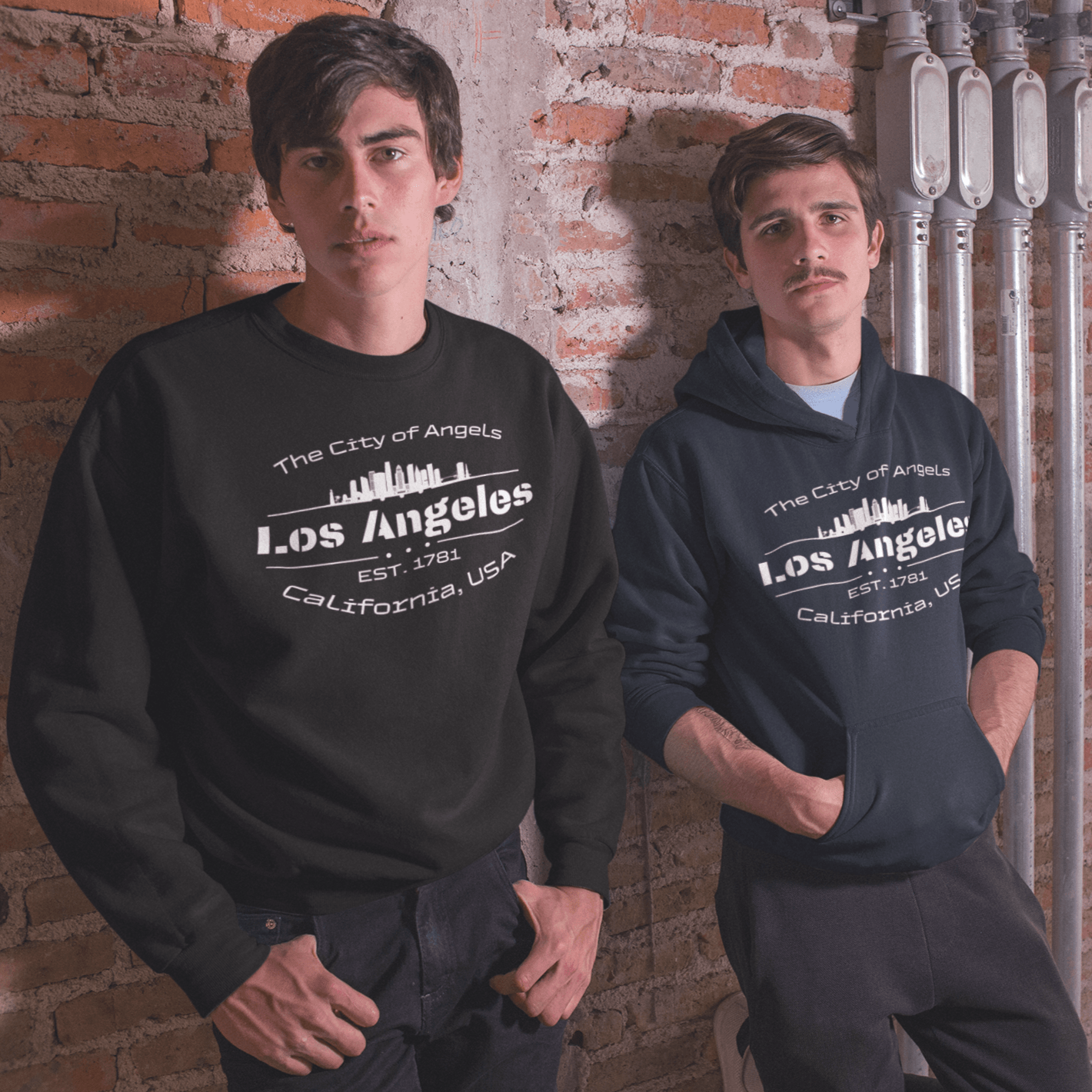 Unisex Premium Sweatshirt "Los Angeles" - Artexio