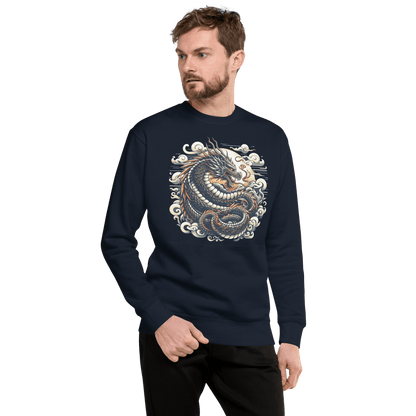 Unisex Premium Sweatshirt "Drache" - Artexio