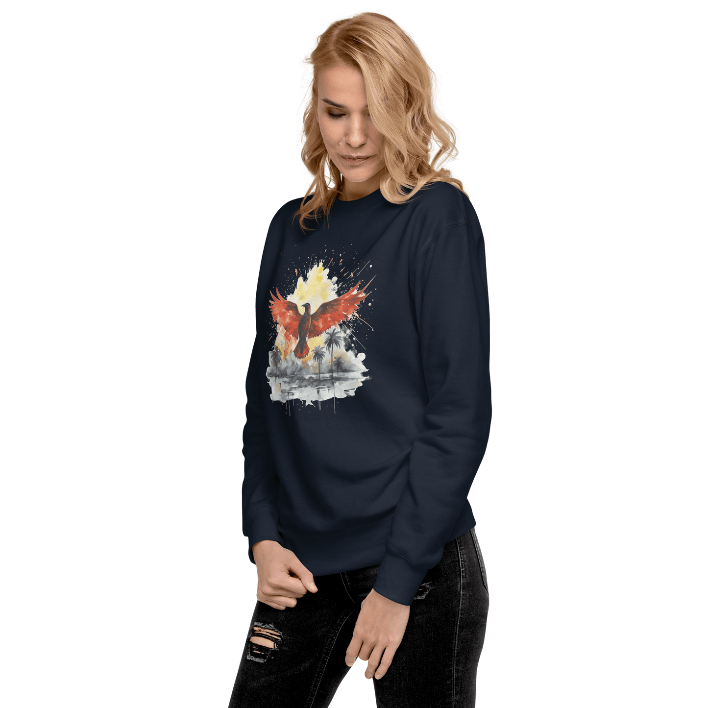 Unisex Premium Sweatshirt "Firebird" - Artexio