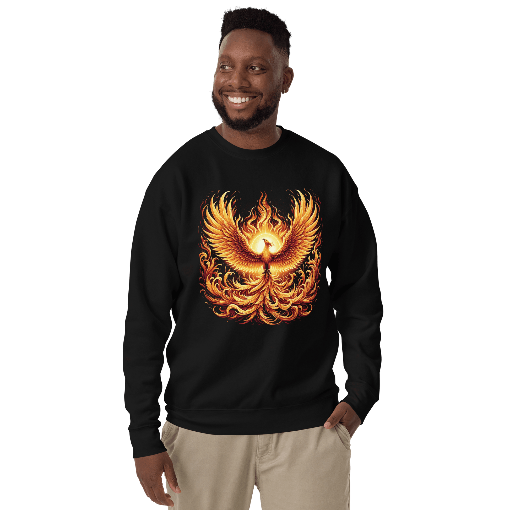 Unisex Premium Sweatshirt "Phoenix" - Artexio