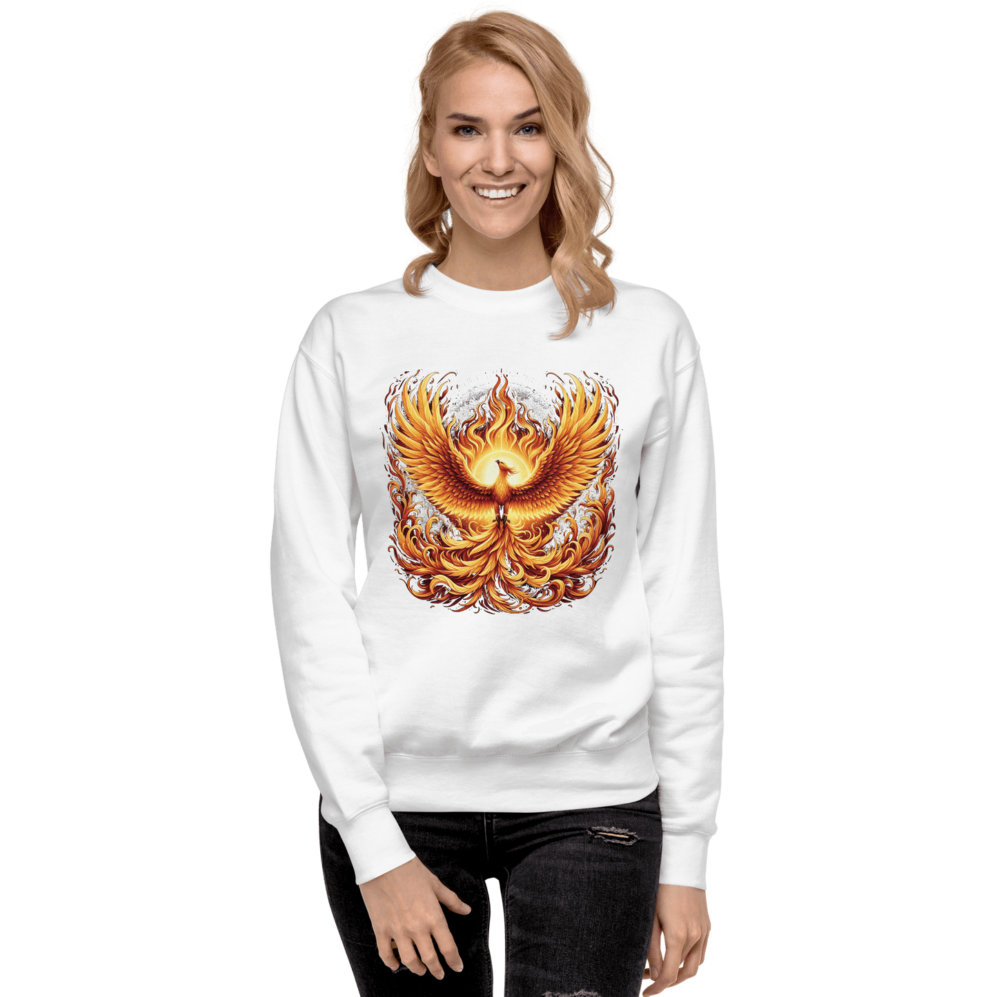 Unisex Premium Sweatshirt "Phoenix" - Artexio