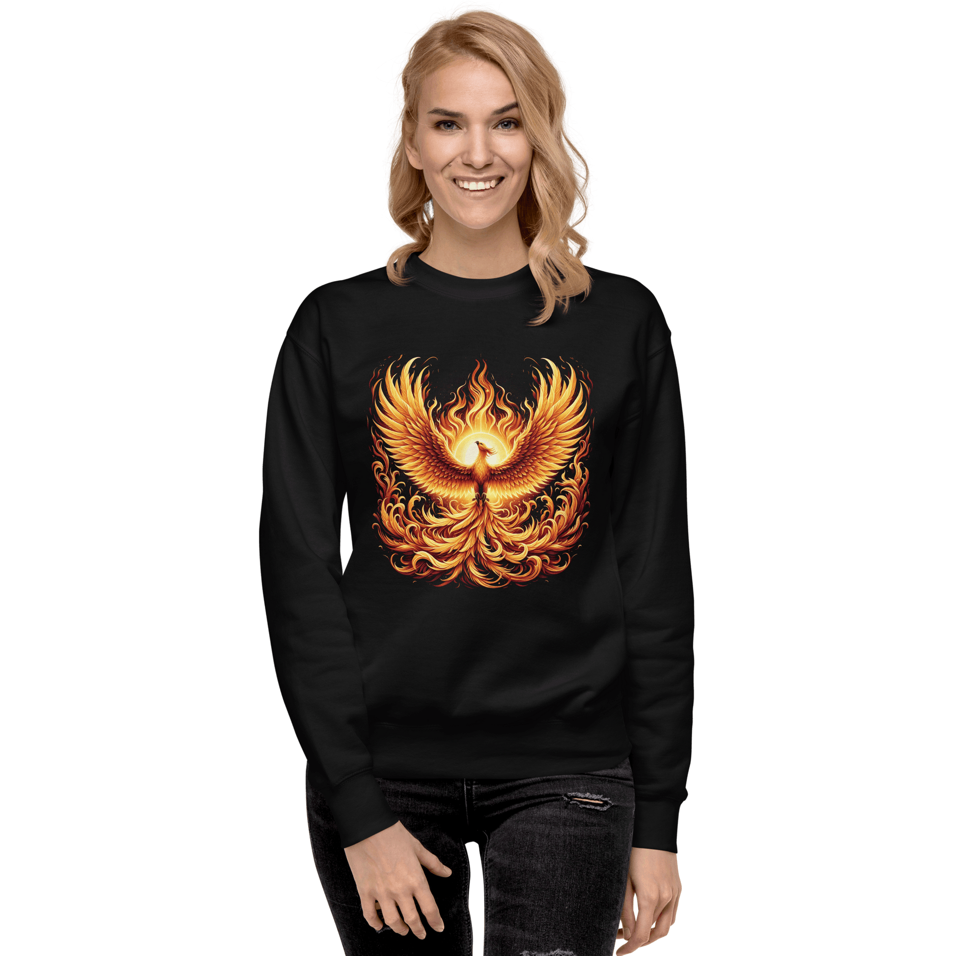 Unisex Premium Sweatshirt "Phoenix" - Artexio