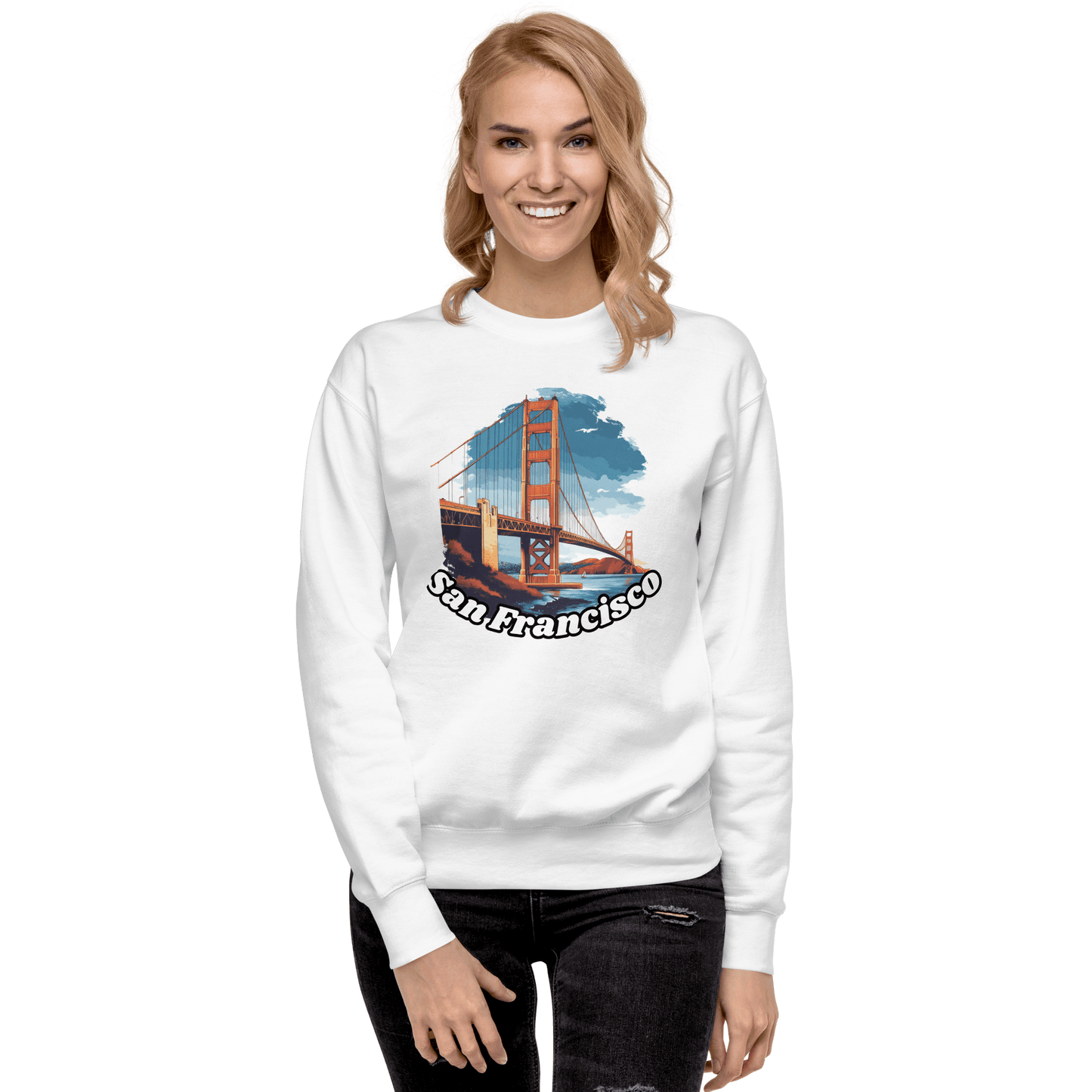 Unisex Premium Sweatshirt "San Francisco" - Artexio