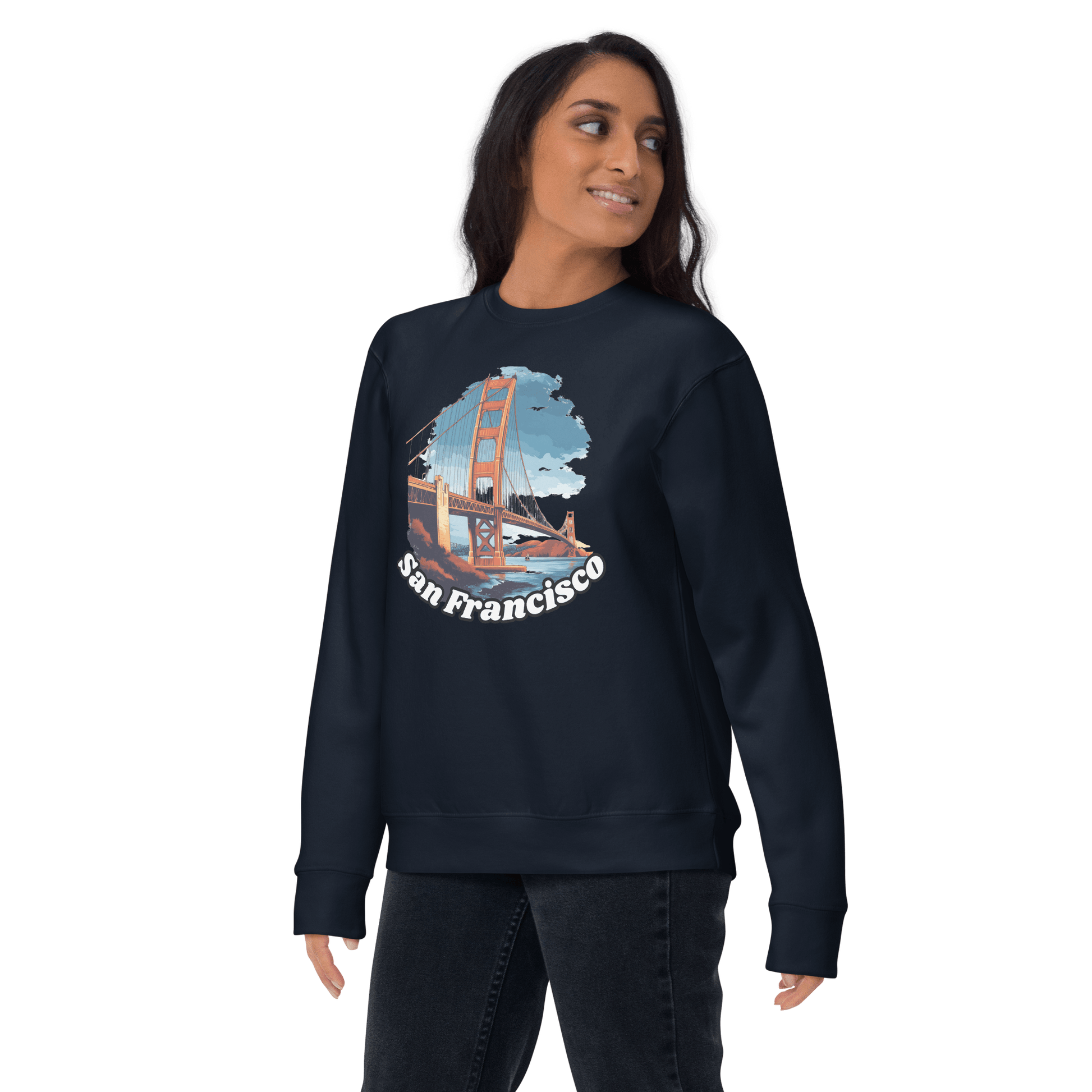 Unisex Premium Sweatshirt "San Francisco" - Artexio