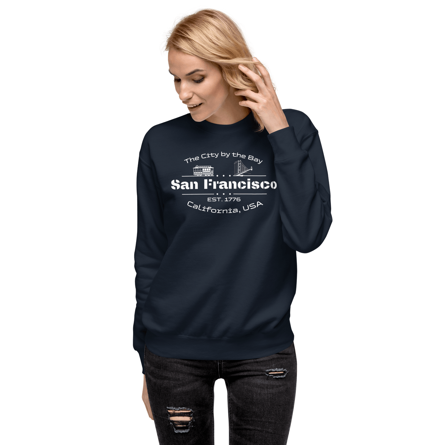 Unisex Premium Sweatshirt "San Francisco" - Artexio