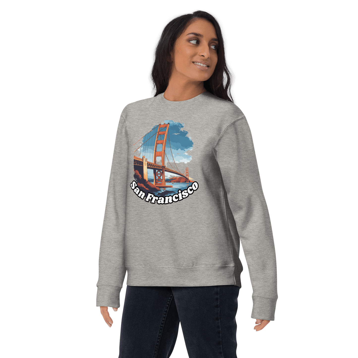 Unisex Premium Sweatshirt "San Francisco" - Artexio