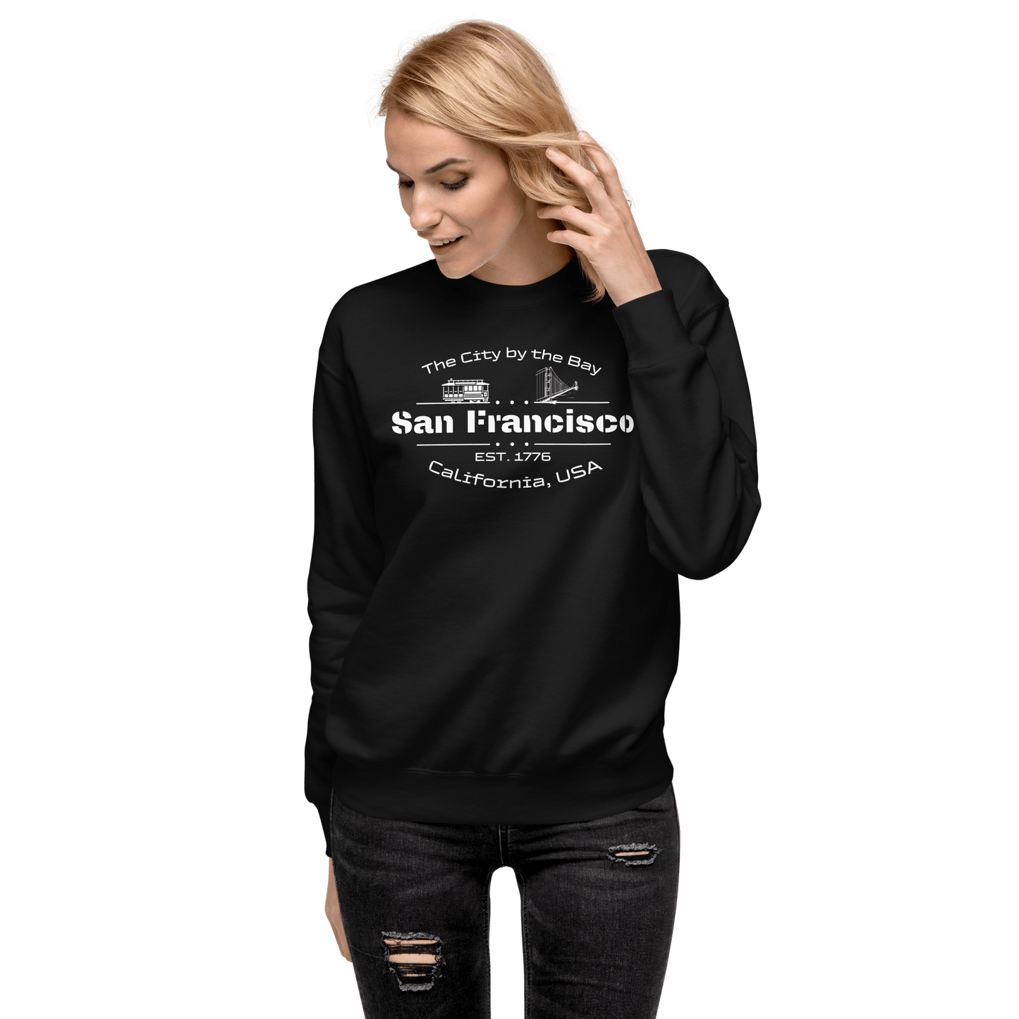 Unisex Premium Sweatshirt "San Francisco" - Artexio