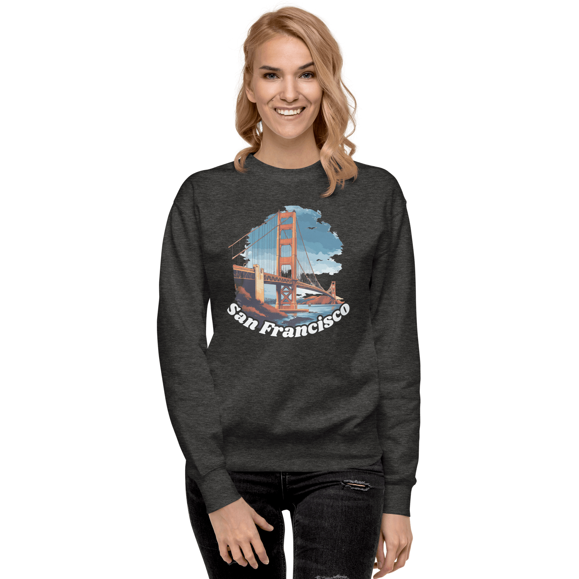 Unisex Premium Sweatshirt "San Francisco" - Artexio