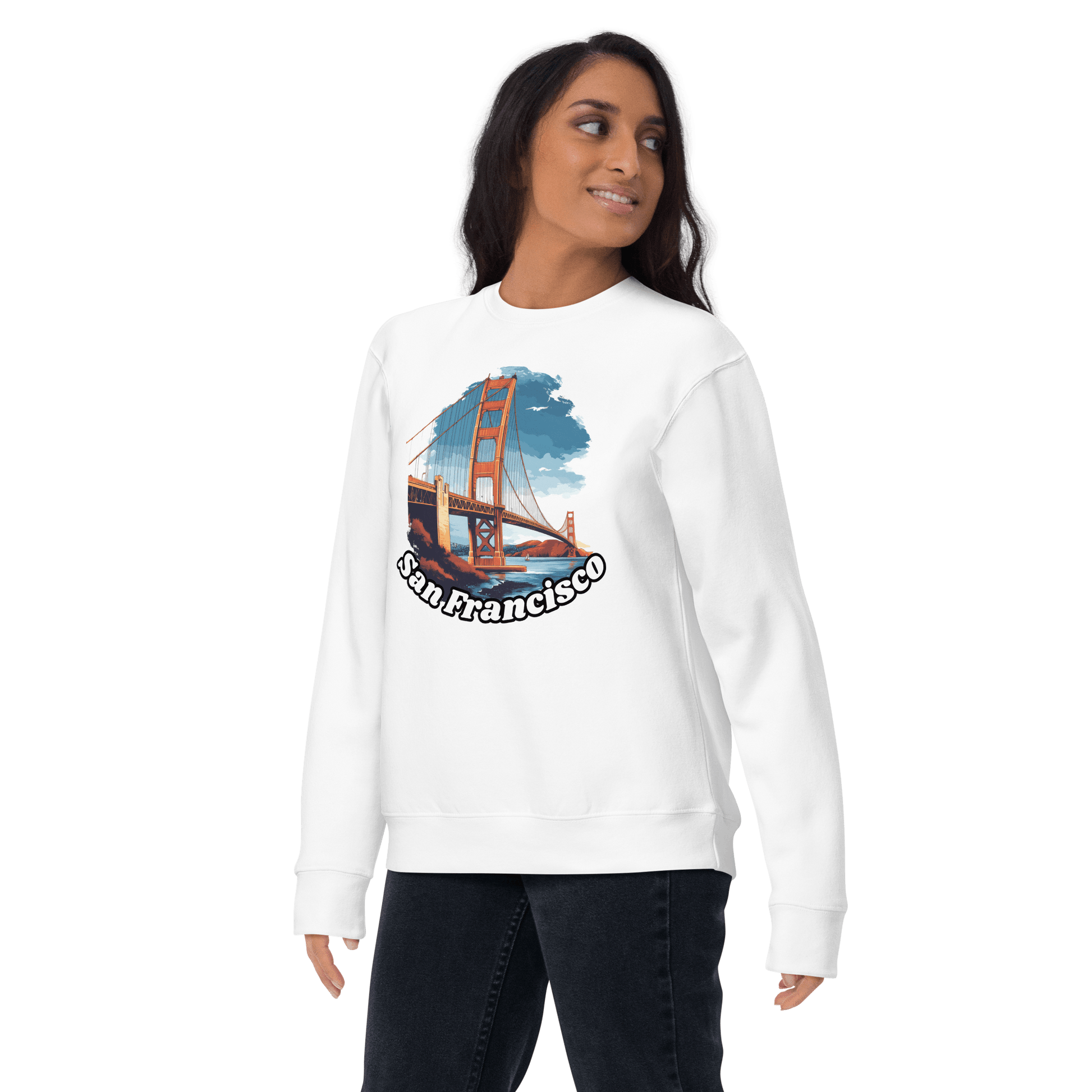 Unisex Premium Sweatshirt "San Francisco" - Artexio