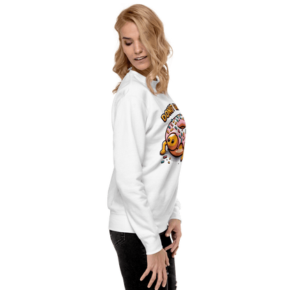 Unisex Premium Sweatshirt "Donut give up" - Artexio