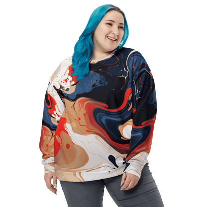 Unisex Sweatshirt "Color Swirl" - Artexio