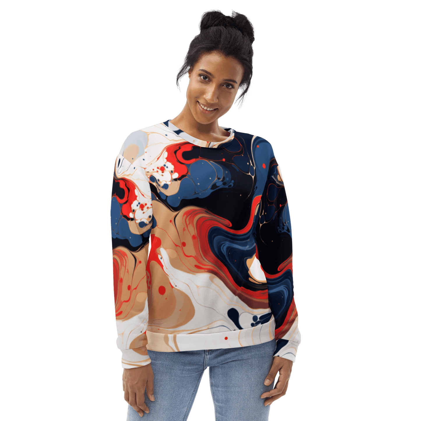 Unisex Sweatshirt "Color Swirl" - Artexio