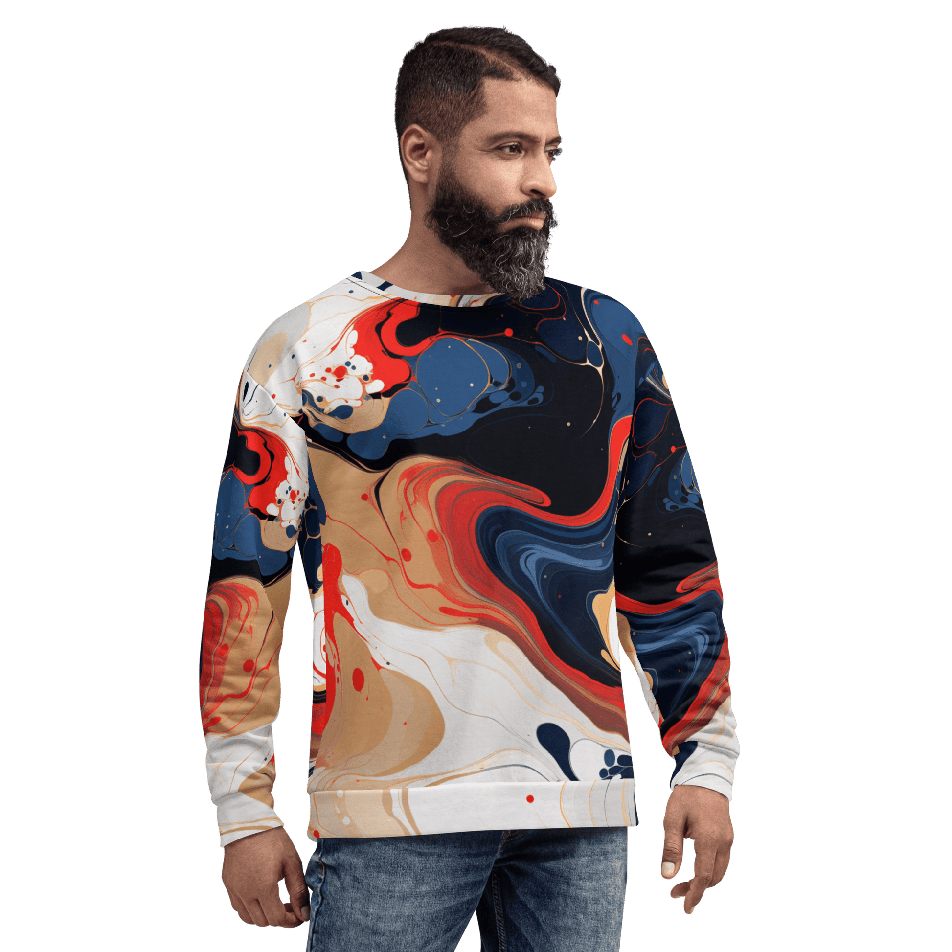 Unisex Sweatshirt "Color Swirl" - Artexio