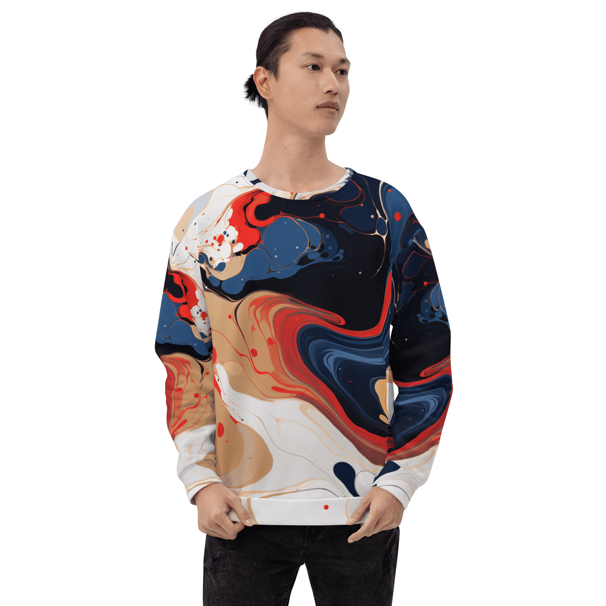 Unisex Sweatshirt "Color Swirl" - Artexio