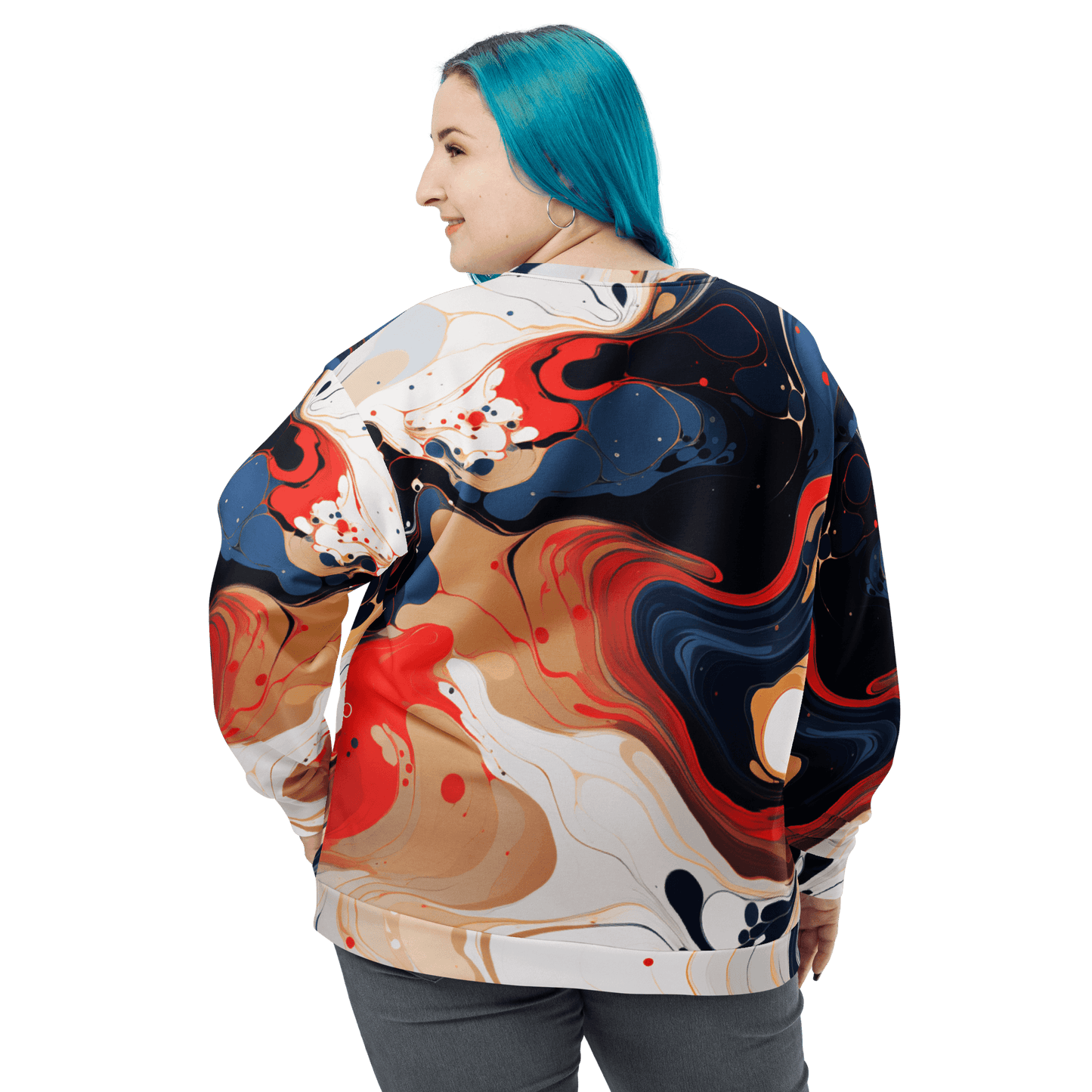 Unisex Sweatshirt "Color Swirl" - Artexio