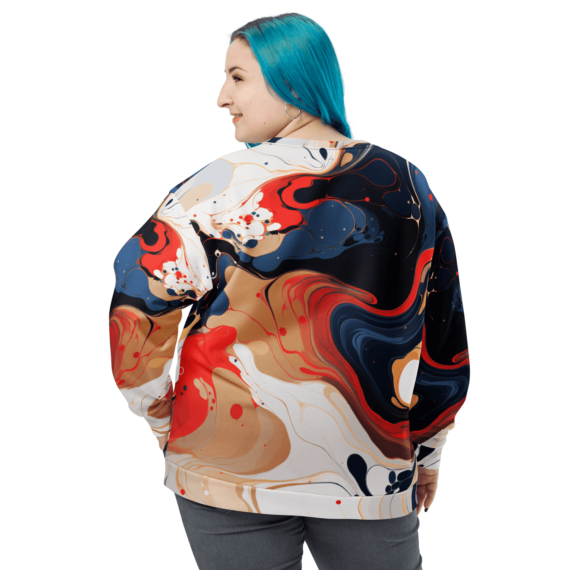 Unisex Sweatshirt "Color Swirl" - Artexio