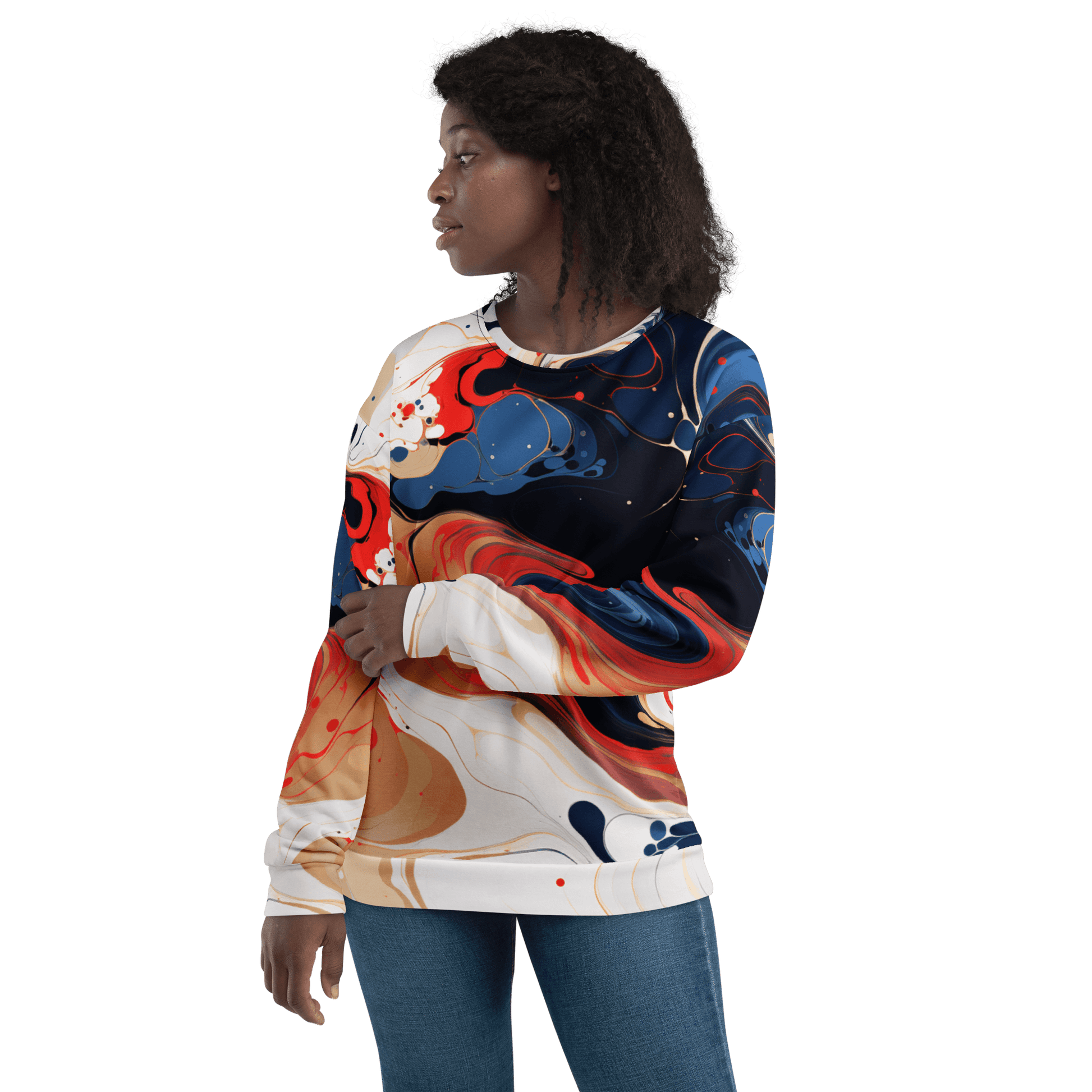 Unisex Sweatshirt "Color Swirl" - Artexio