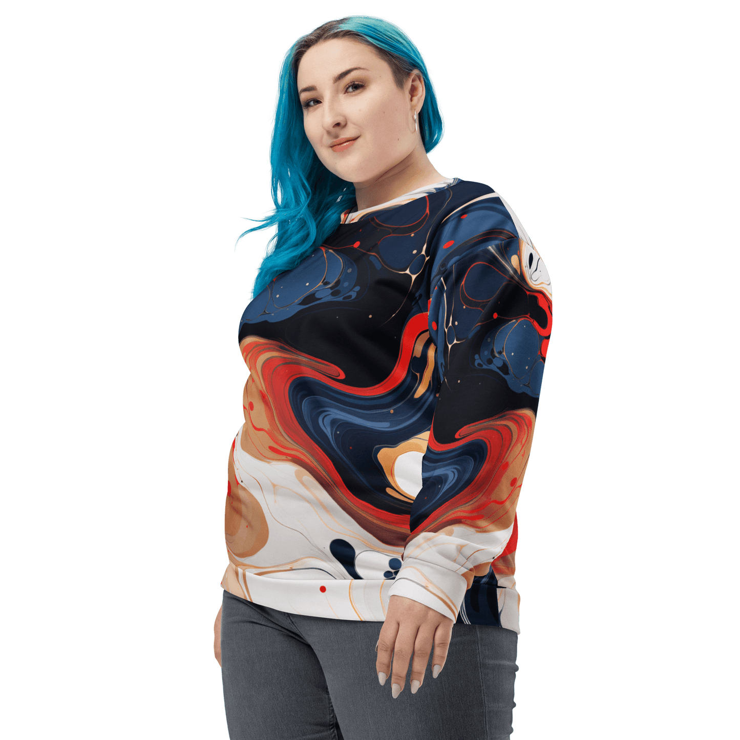 Unisex Sweatshirt "Color Swirl" - Artexio