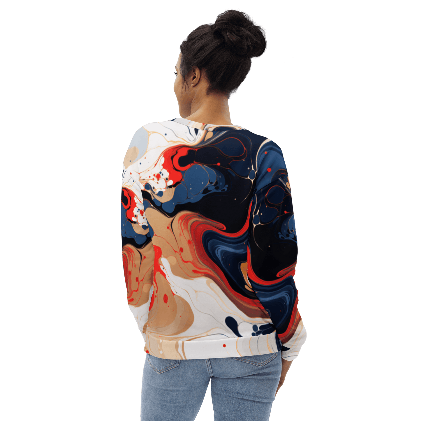 Unisex Sweatshirt "Color Swirl" - Artexio