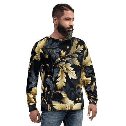 Unisex Sweatshirt "Golden Flora" - Artexio