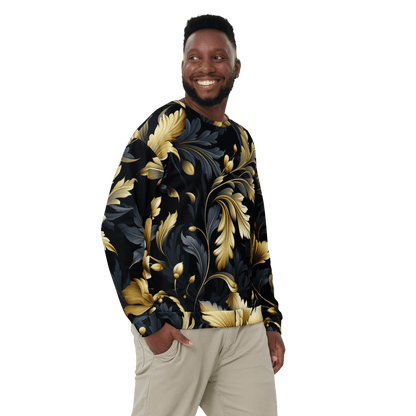 Unisex Sweatshirt "Golden Flora" - Artexio