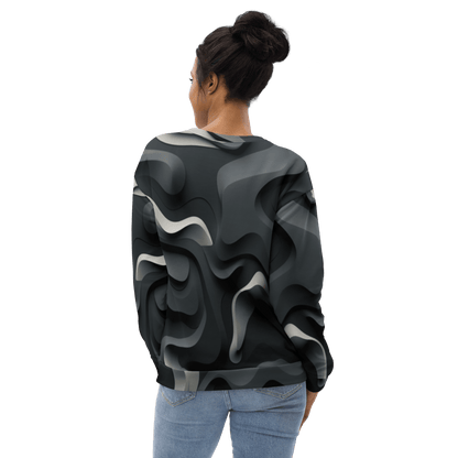 Unisex Sweatshirt "Monochrome Flow" - Artexio