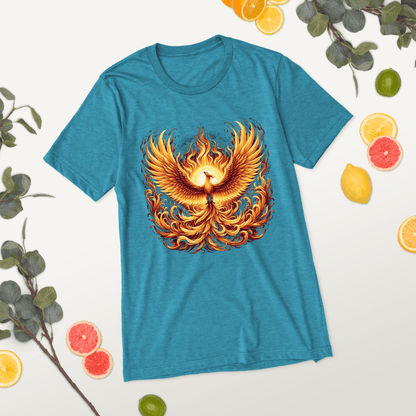 Kurzärmeliges Tri-Blend T-Shirt "Phoenix"