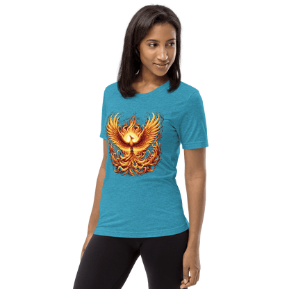 Kurzärmeliges Tri-Blend T-Shirt "Phoenix"