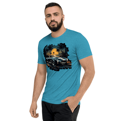 Kurzärmeliges Tri Blend T-Shirt "Shelby Cobra" - Artexio