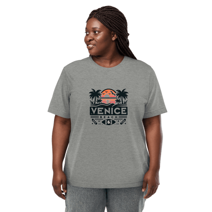 Kurzärmeliges Tri Blend T-Shirt "Venice Beach" - Artexio