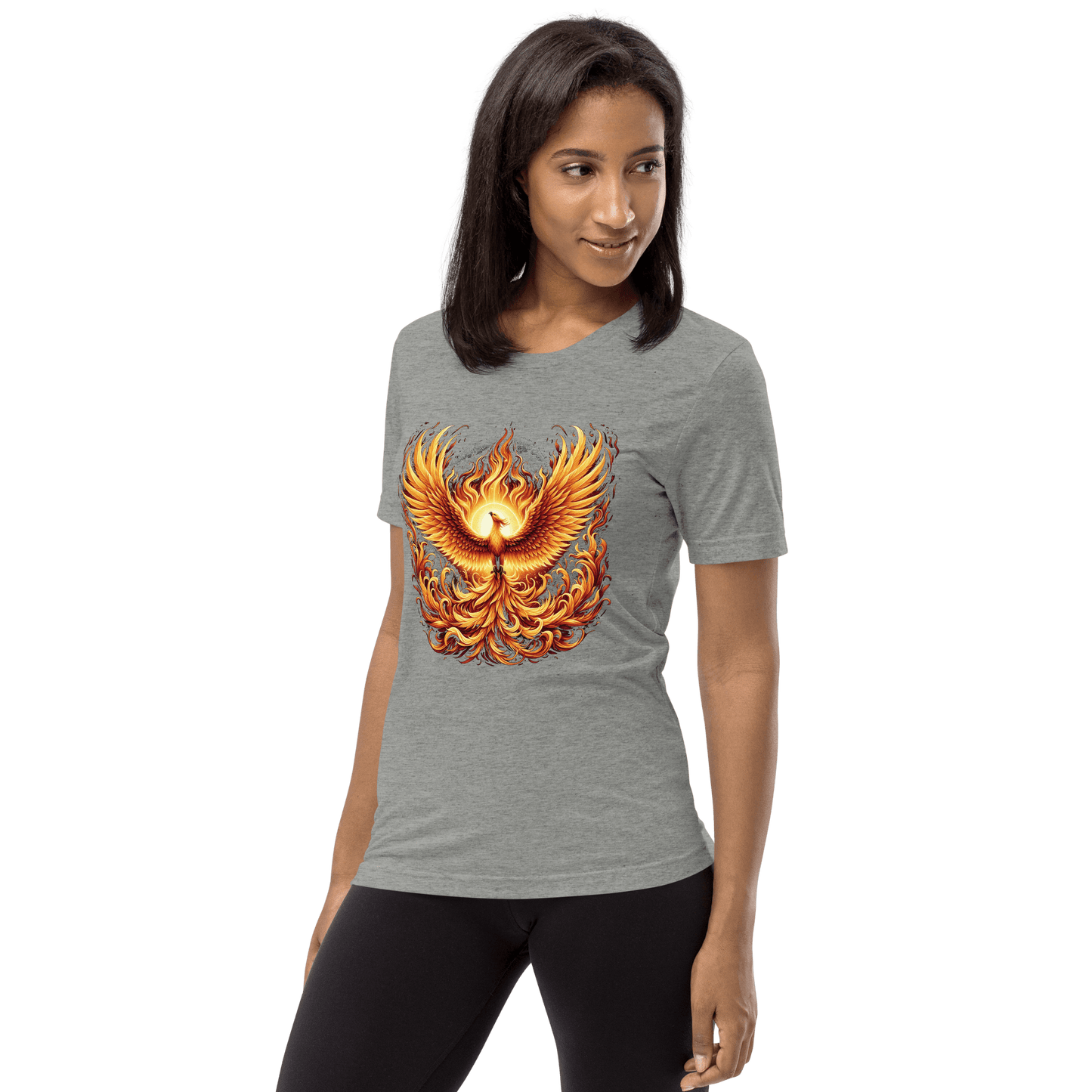 Kurzärmeliges Tri-Blend T-Shirt "Phoenix"