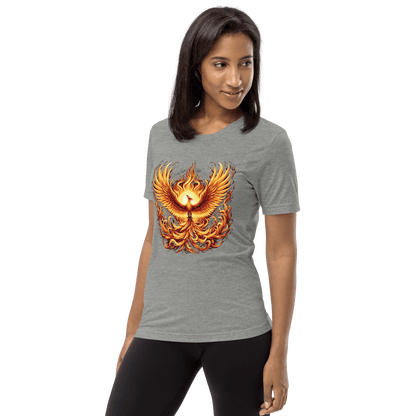 Kurzärmeliges Tri-Blend T-Shirt "Phoenix"