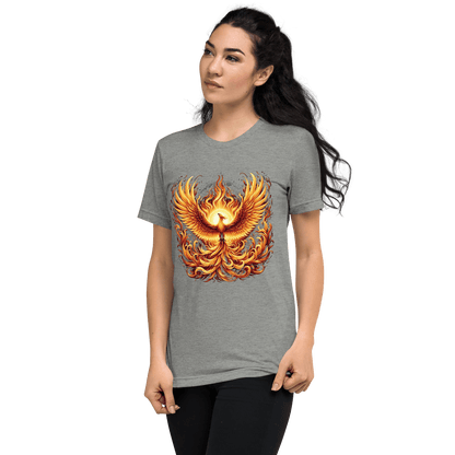 Kurzärmeliges Tri-Blend T-Shirt "Phoenix"