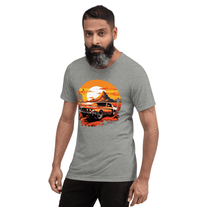 Short-sleeved tri-blend T-shirt "Ford Mustang"