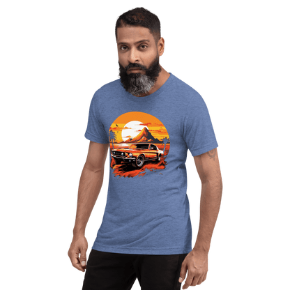 Short-sleeved tri-blend T-shirt "Ford Mustang"