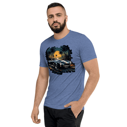 Kurzärmeliges Tri Blend T-Shirt "Shelby Cobra" - Artexio