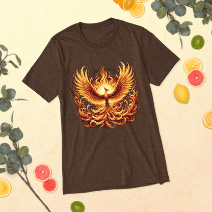 Kurzärmeliges Tri-Blend T-Shirt "Phoenix"