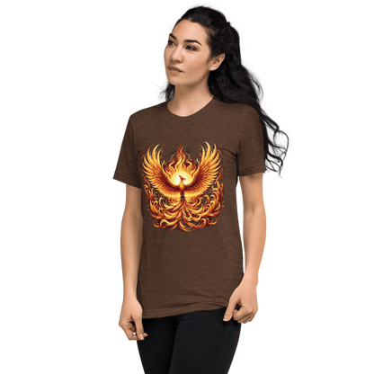 Kurzärmeliges Tri-Blend T-Shirt "Phoenix"