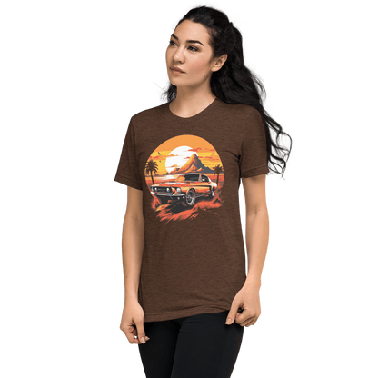 Short-sleeved tri-blend T-shirt "Ford Mustang"