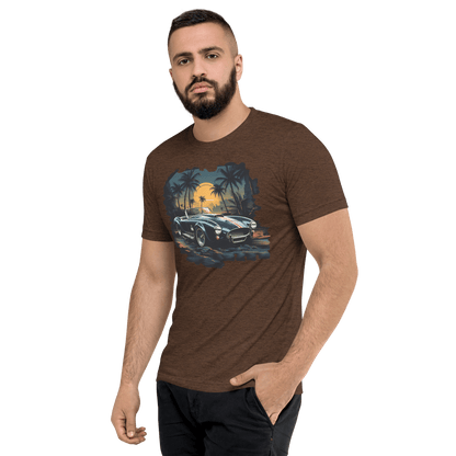 Kurzärmeliges Tri Blend T-Shirt "Shelby Cobra" - Artexio